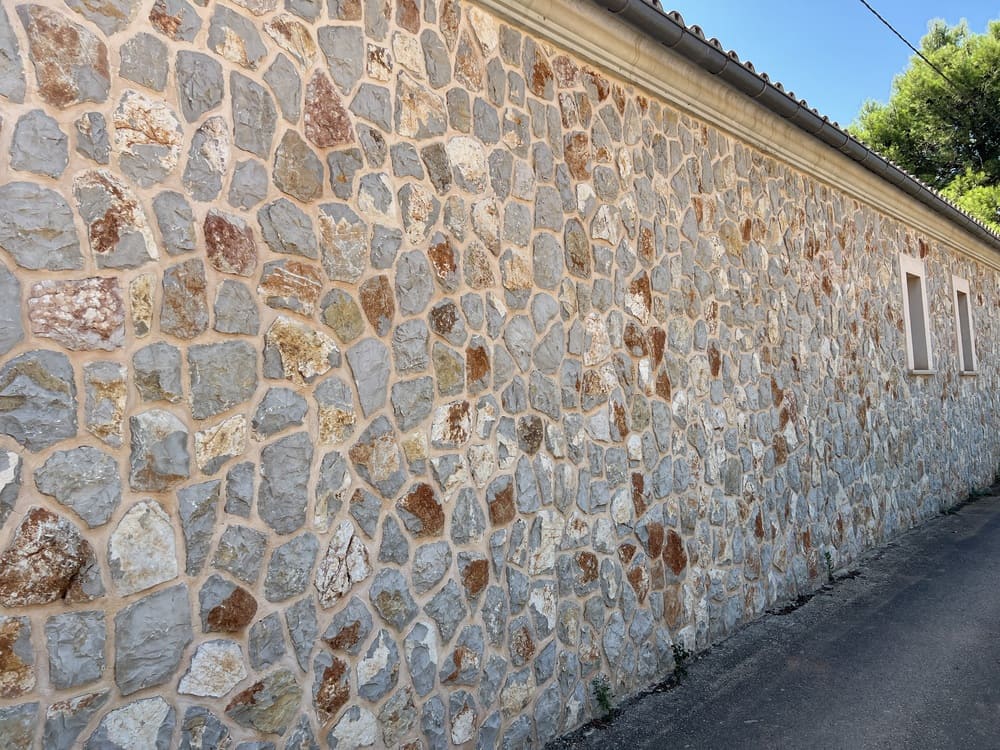 muro de roca 